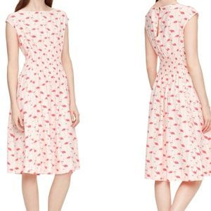 Kate Spade Flamingo Print Pink Dress Size 2!
